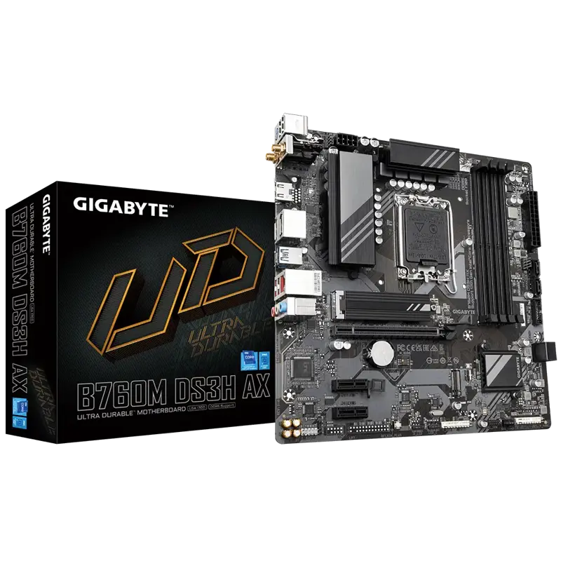 Материнская плата GIGABYTE B760M DS3H AX  (LGA1700)